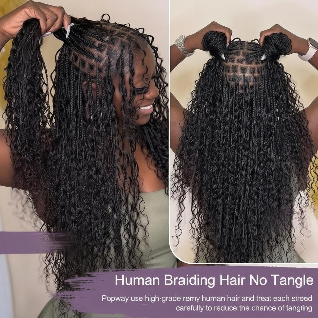 Echthaar zum Flechten für Boho – Water Wave Bulk Human Hair For Braiding Bewertung und Preis
