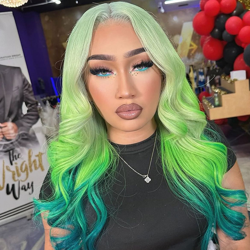 13x4 Braune, Rosa, Blaue Lace- – 613 Blonde Body Wave Lace Front Wig Bewertung und Preis