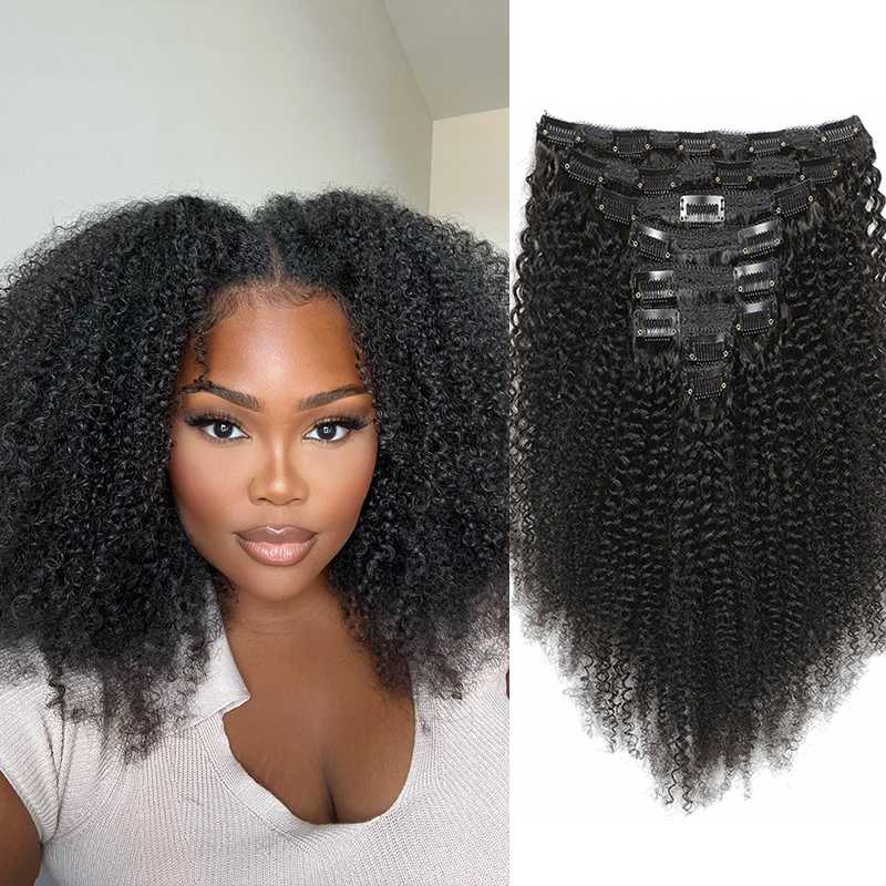 Clip-in-Extensions aus Afro-Ec – Seamless Clip In Hair Extensions Human Hair Bewertung und Preis