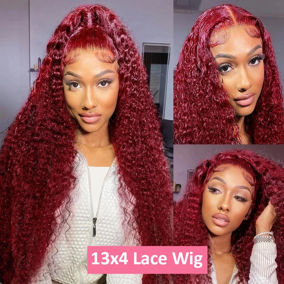 200 Density Burgunderrote Deep – Human Hair Wigs Bewertung und Preis