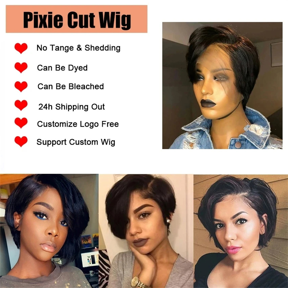 Pixie Cut Perücken Echthaar ge – Short Pixie Cut Wig Human Hair Cheap Bewertung und Preis